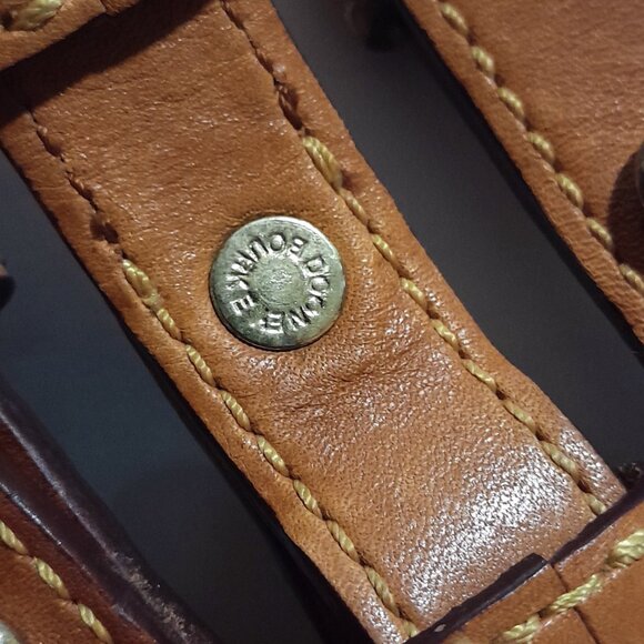 Dooney & Bourke Brown Leather Replacement Handles (2) For Florentine Convertible - Picture 2 of 5